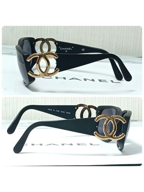 Chanel Sunglasses Black CC Logo GD Wellington Eyewear main image 7